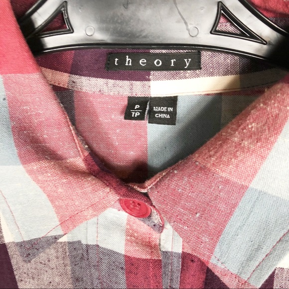 Theory Dominica Plaid Dress Size 0 - Picture 8 of 8